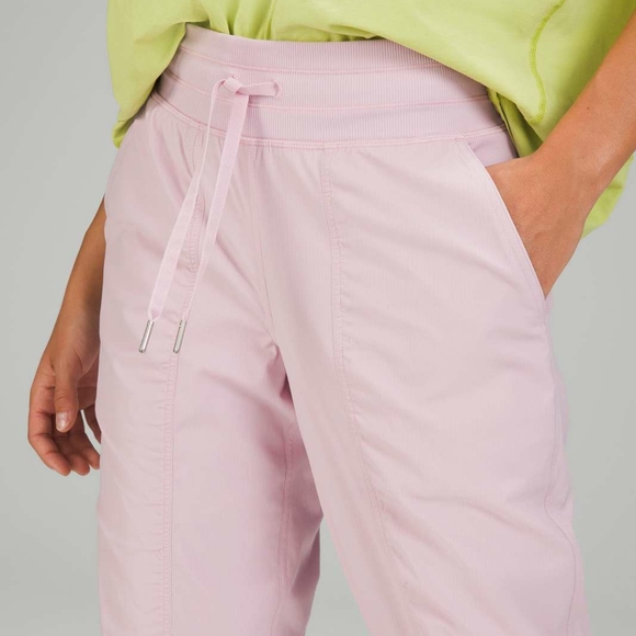 Lululemon Dance Studio Lined Mid-Rise Jogger *Pink Peony Size 14 - Picture 4 of 16